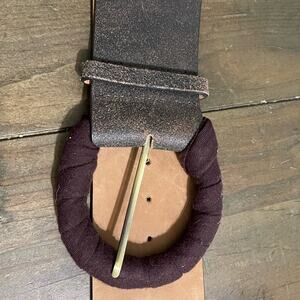 BCBGMAXAZRIA leather wide belt